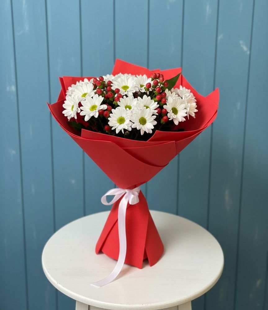 Букет цветов из: Хризантемы в Махновке