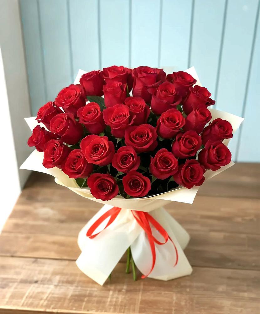 Букет 29 Красных роз в Махновке