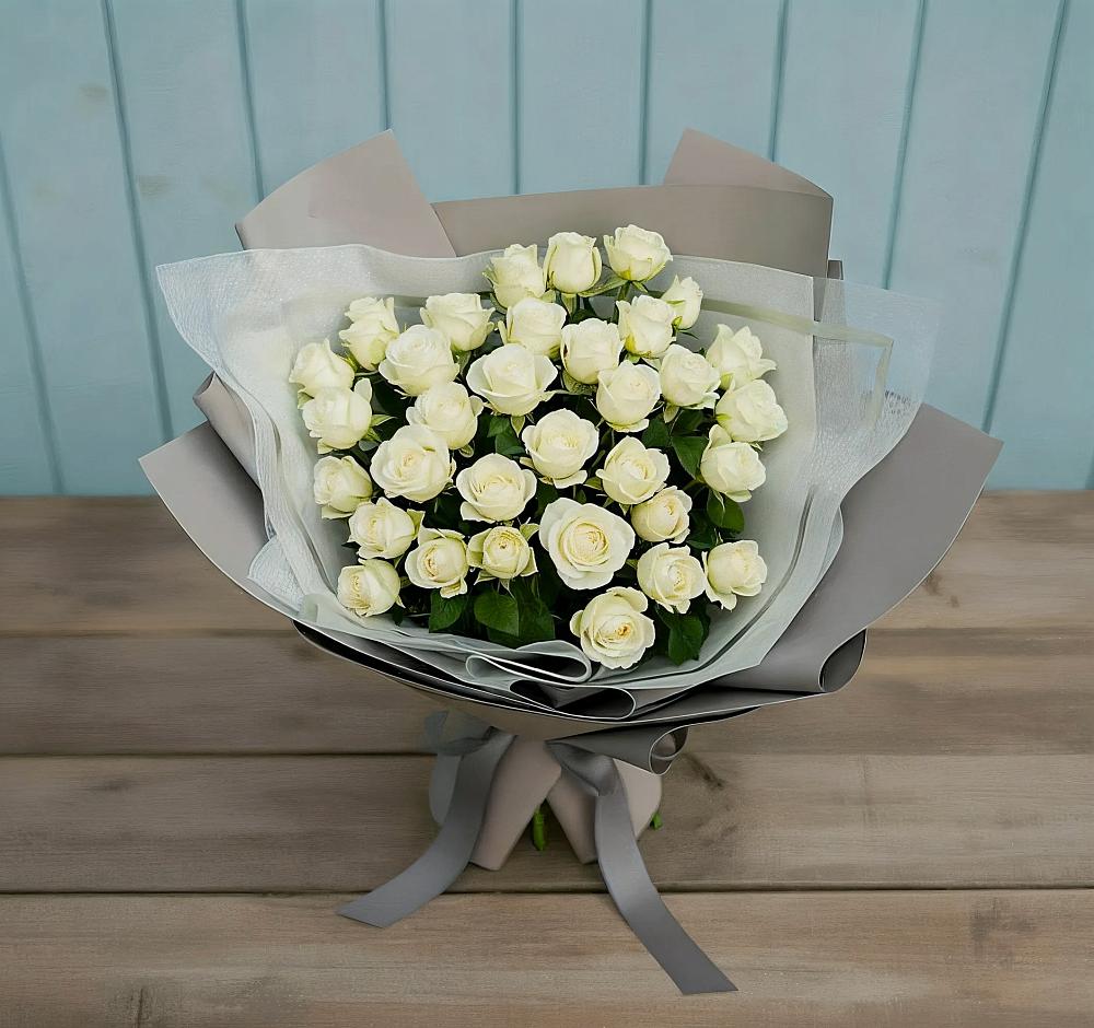 Букет Белоснежная нежность в Махновке