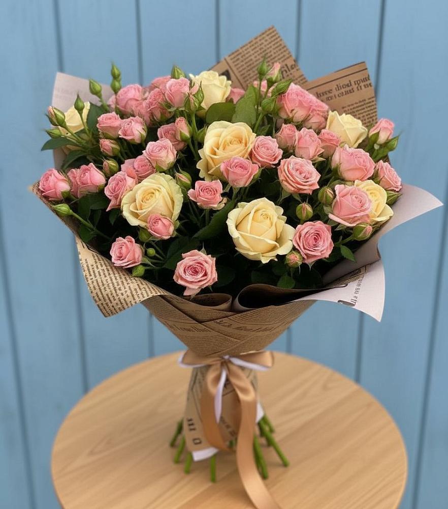 Букет цветов из: Розы в Махновке