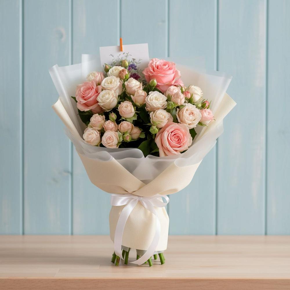 Букет цветов из: Розы в Махновке