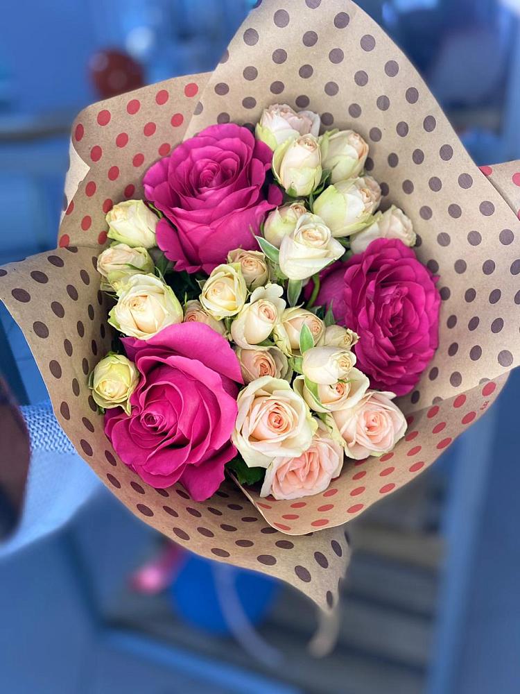 Букет цветов из: Розы в Махновке