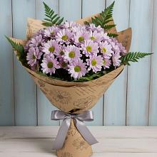 Букет цветов из:  Хризантемы #REPLACE_PRED# Махновке