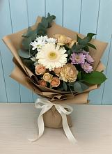 Букет цветов из:  Герберы и Хризантемы в Махновке