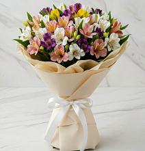 Букет цветов из:  Альстромерии #REPLACE_PRED# Махновке