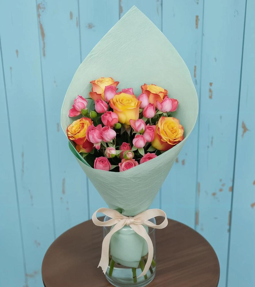 Букет цветов из: Розы в Махновке