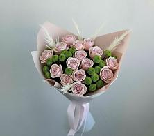 Букет цветов из:  Розы и Хризантемы в Махновке