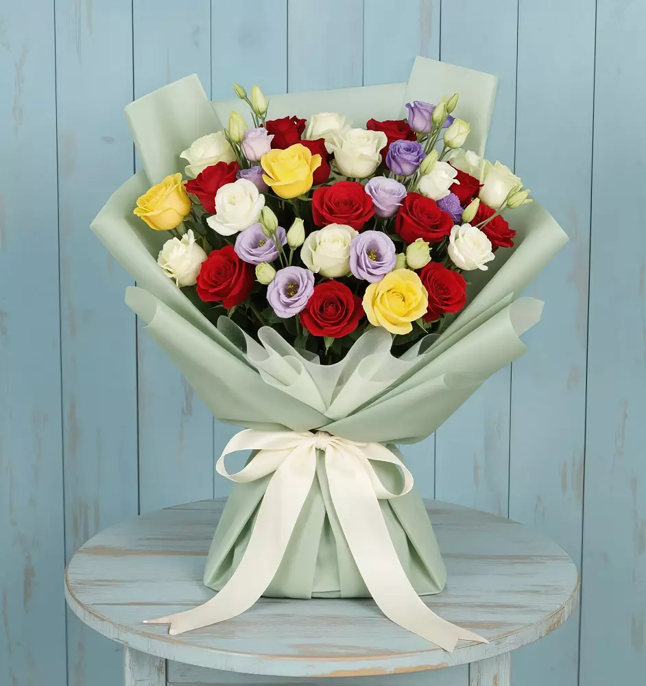 Букет цветов из: Розы в Махновке