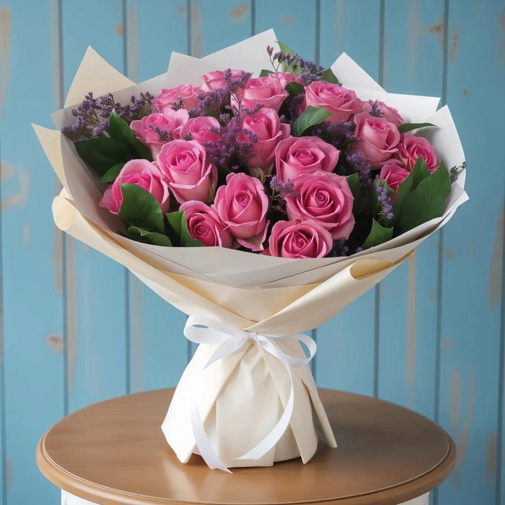 Букет цветов из: Розы в Махновке